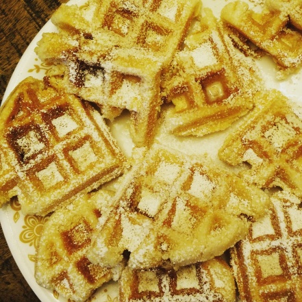 DIY Biscuit Mix Recipe and Waffle Maker Cinnamon Rolls